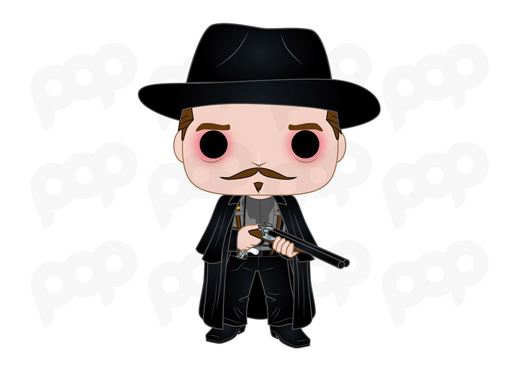 Funko Pop! Vinyl: Tombstone - Doc Holliday Figure (3.75") With Plastic Box Protector Case