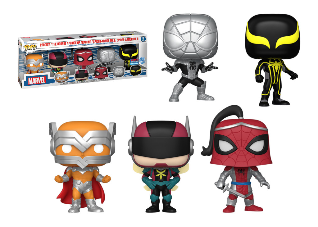 Figurka 5 pak Spider-Man z serii MARVEL - Funko Pop! Vinyl: Marvel ...